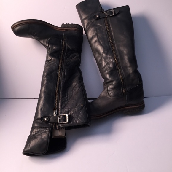 Fur Lined Frye Boots - Picture 4 of 7